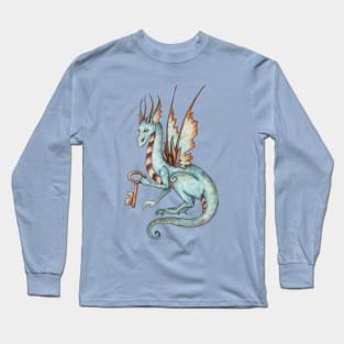 Blue Key Dragon Long Sleeve T-Shirt